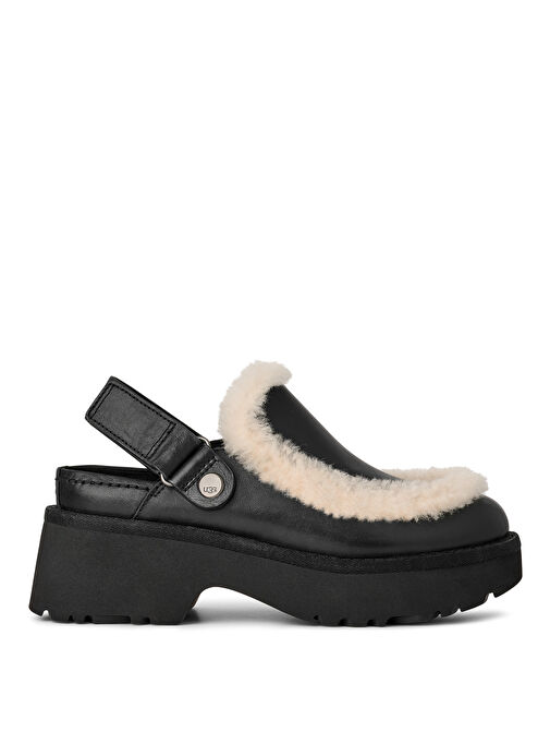 Ugg Siyah Kadın Deri Terlik ESMEE LEATHER CLOG 1171507 - Görsel 2
