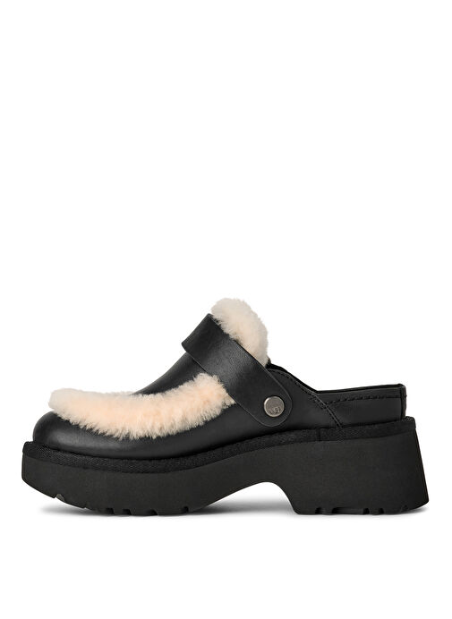 Ugg Siyah Kadın Deri Terlik ESMEE LEATHER CLOG 1171507 - Görsel 4