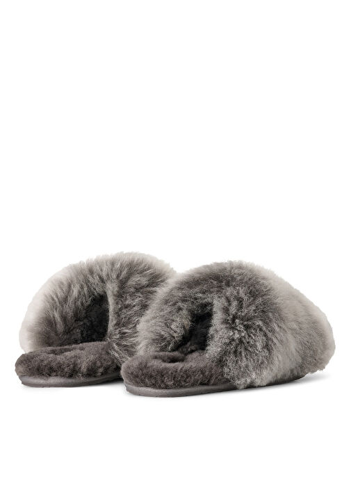Ugg Gri Süet Kadın Terlik Scuffette Chalet 1173591 - Görsel 5