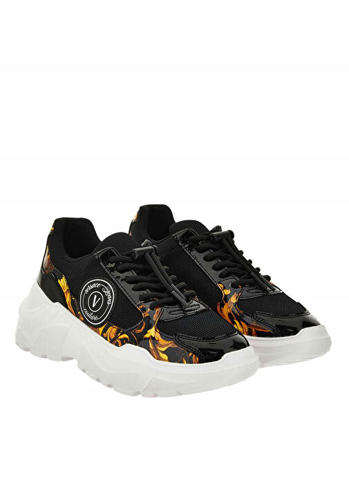 Versace Jeans Couture Siyah Sneaker 79VA3SC7G89 - Görsel 3