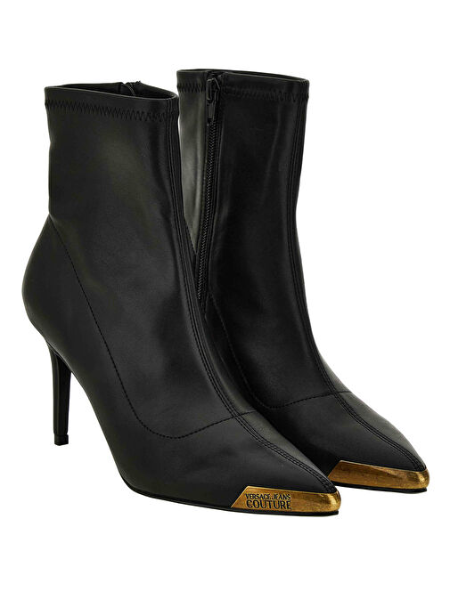 Versace Jeans Couture Siyah Kadın Topuklu Bot 79VA3S51899 - Görsel 3