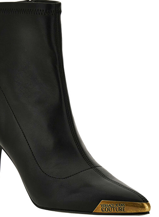 Versace Jeans Couture Siyah Kadın Topuklu Bot 79VA3S51899 - Görsel 5