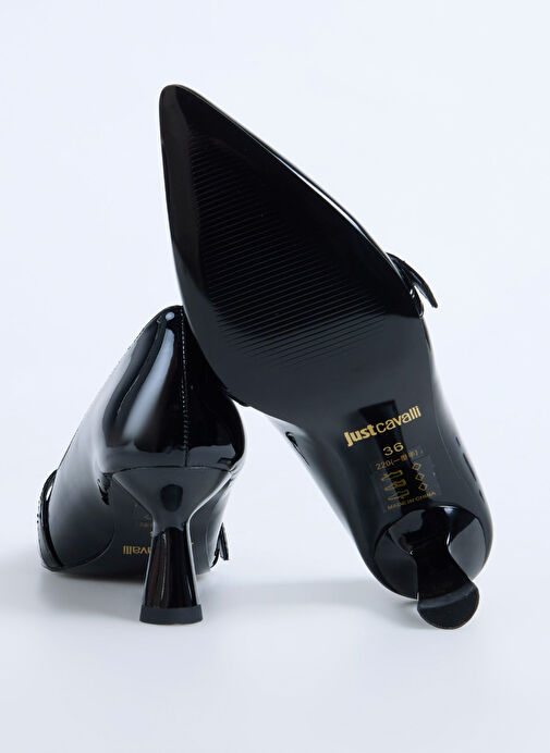 Just Cavalli Siyah Kadın Topuklu Ayakkabı 79RA3S40 - Görsel 5