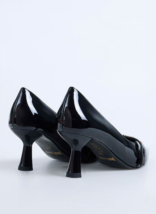 Just Cavalli Siyah Kadın Topuklu Ayakkabı 79RA3S40 - Görsel 4