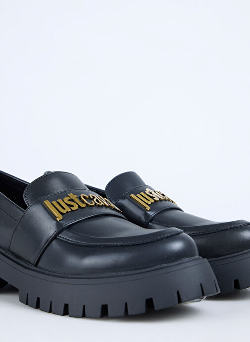 Just Cavalli Siyah Kadın Loafer 79RA3S82 - Görsel 6