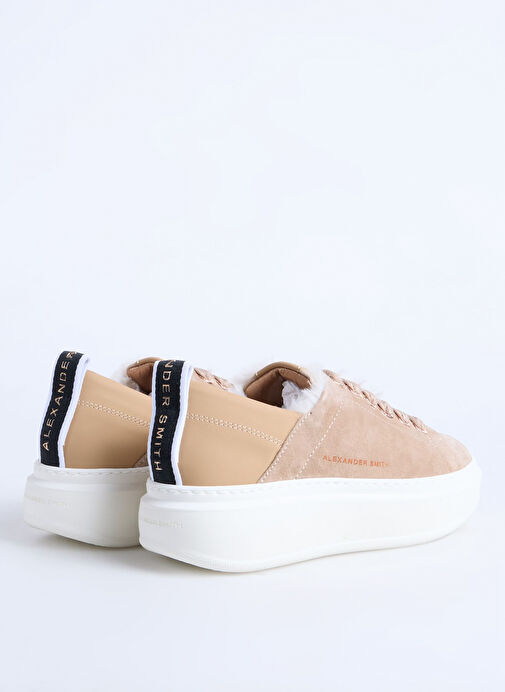 Alexander Smith Taba Kadın Deri Sneaker WEMBLEY FOLDED WOMAN - Görsel 4