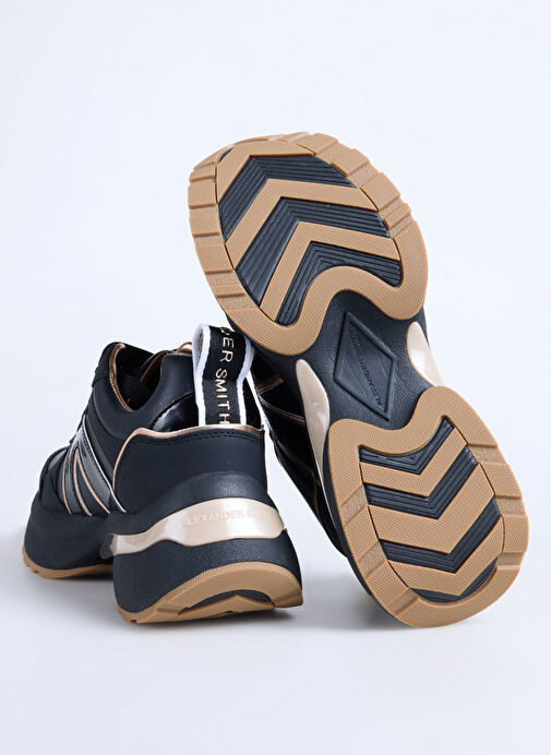 Alexander Smith Siyah Kadın Deri Sneaker VICTORIA WOMAN - Görsel 5