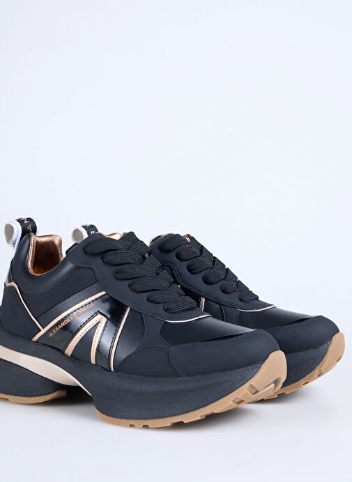 Alexander Smith Siyah Kadın Deri Sneaker VICTORIA WOMAN - Görsel 6