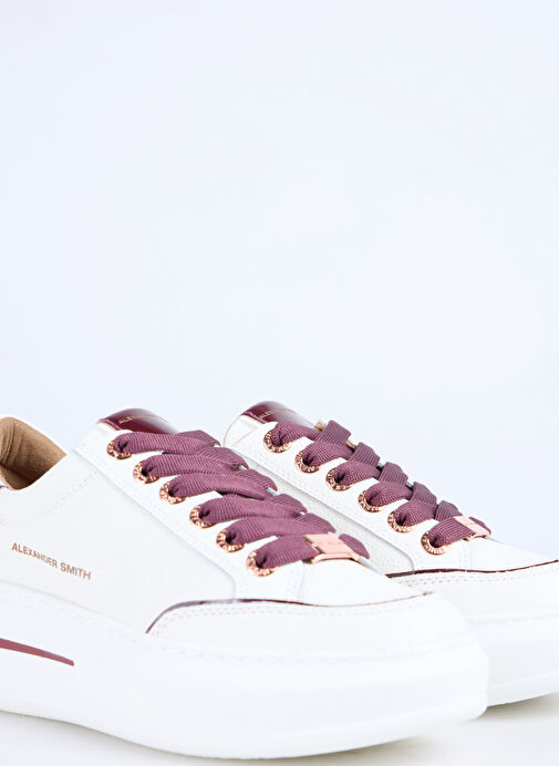 Alexander Smith Beyaz Kadın Deri Sneaker LANCASTER WOMAN - Görsel 6