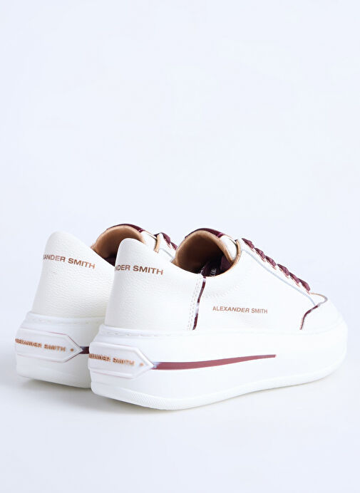 Alexander Smith Beyaz Kadın Deri Sneaker LANCASTER WOMAN - Görsel 4