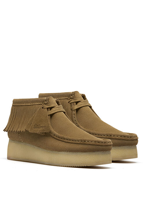 Clarks Unisex Süet Bot WBWedge Fringe - Görsel 5