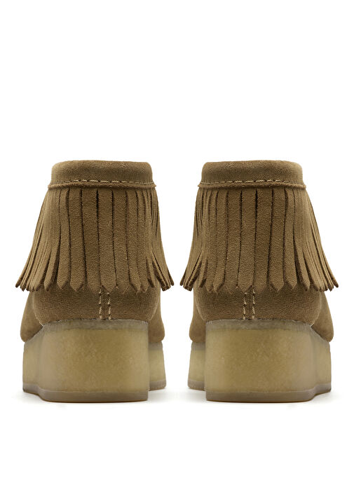 Clarks Unisex Süet Bot WBWedge Fringe - Görsel 7