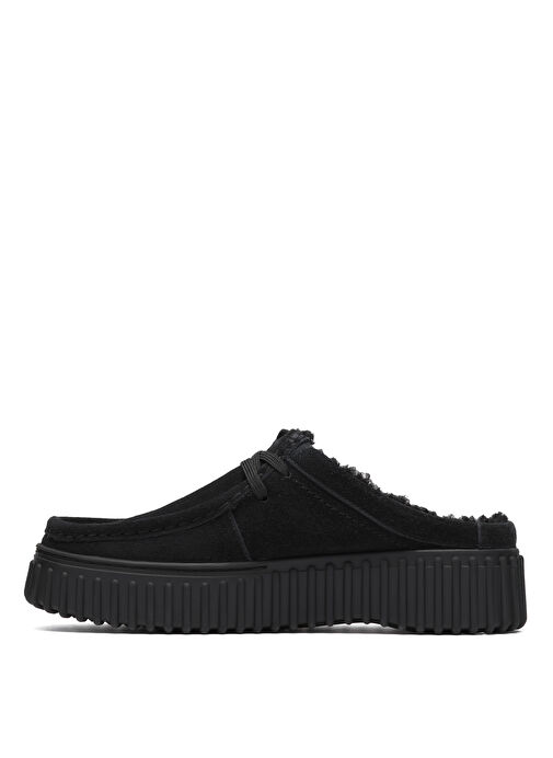 Clarks Unisex Süet Terlik Torhill Mule - Görsel 3