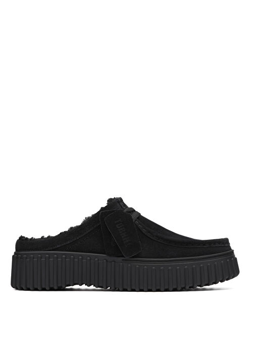 Clarks Unisex Süet Terlik Torhill Mule - Görsel 2