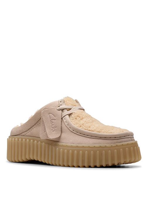 Clarks Bej Kadın Deri Terlik Torhill Mule - Görsel 4