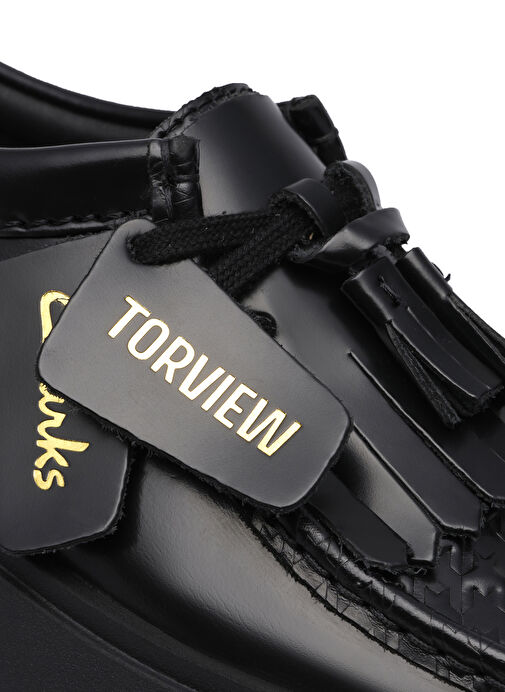 Clarks Unisex Deri Loafer Torview W - Görsel 9