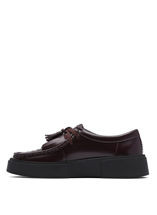Clarks Bordo Kadın Deri Casual Ayakkabı Torview W - Görsel 3