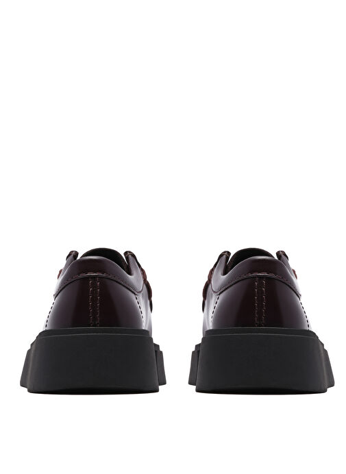 Clarks Bordo Kadın Deri Casual Ayakkabı Torview W - Görsel 7