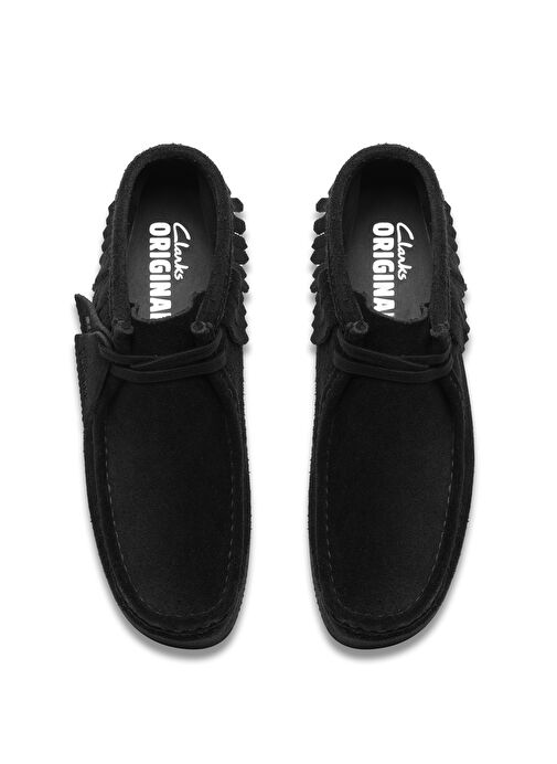 Clarks Siyah Kadın Süet Bot WBWedge Fringe - Görsel 6
