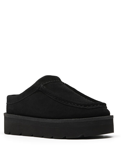 Clarks Unisex Süet Terlik Meare Mule - Görsel 4