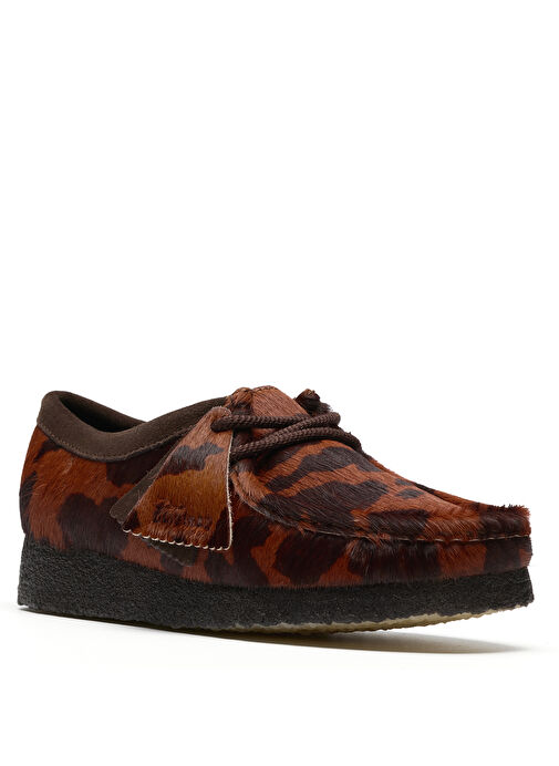 Clarks Unisex Deri Loafer Wallabee - Görsel 4