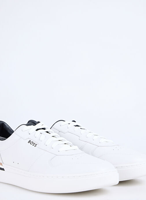 BOSS Beyaz Erkek Sneaker 50542538140 - Görsel 6