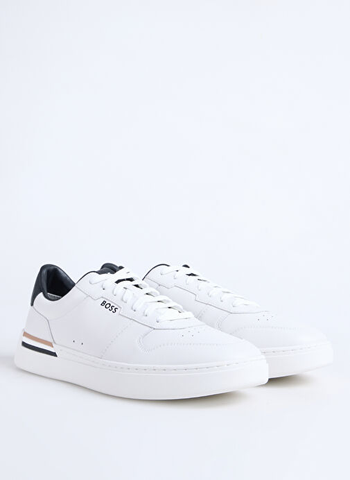 BOSS Beyaz Erkek Sneaker 50542538140 - Görsel 3