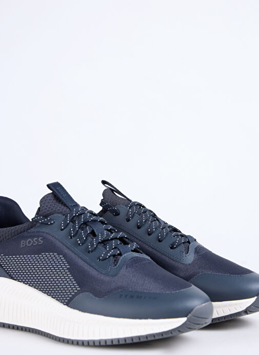 BOSS Lacivert Erkek Sneaker 50548700401 - Görsel 6