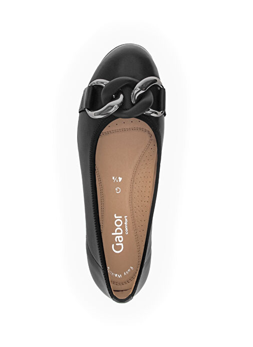Gabor Siyah Kadın Deri Babet 72.625.27 - Görsel 7