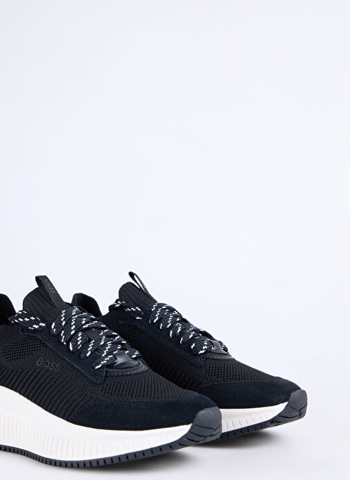 BOSS Siyah Kadın Sneaker TTNMEVO_Slon_lowkn - Görsel 6