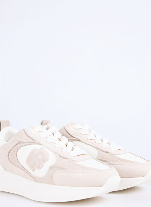 BOSS Bej Kadın Sneaker B Icon_Runn_sdnap - Görsel 6