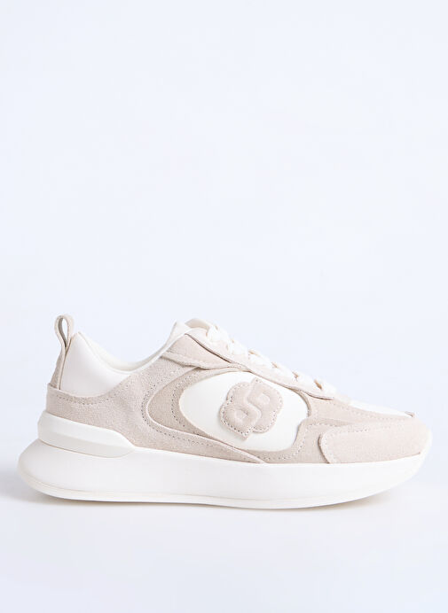 BOSS Bej Kadın Sneaker B Icon_Runn_sdnap - Görsel 2