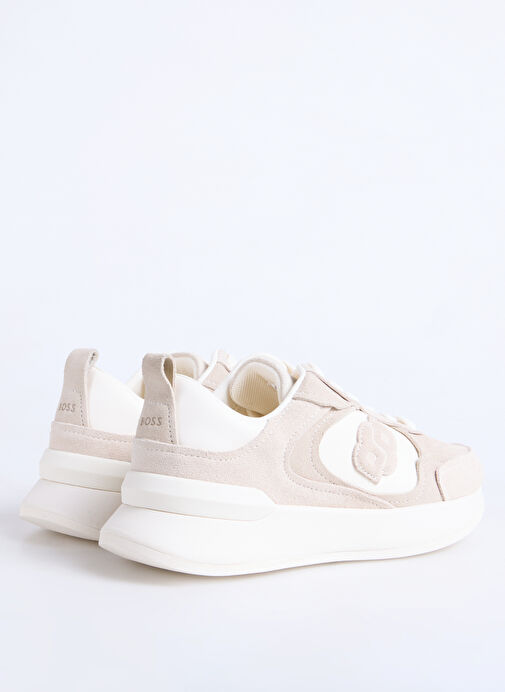 BOSS Bej Kadın Sneaker B Icon_Runn_sdnap - Görsel 4