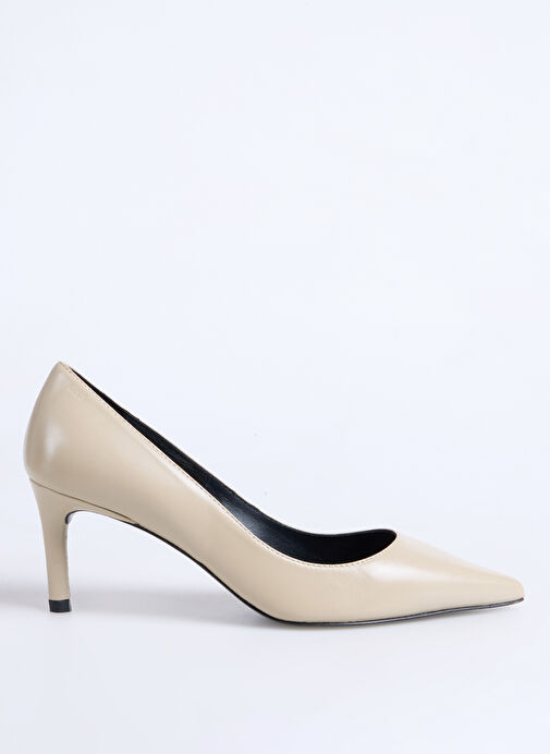 BOSS Bej Kadın Topuklu Ayakkabı Gracey_Pump70_NA - Görsel 2