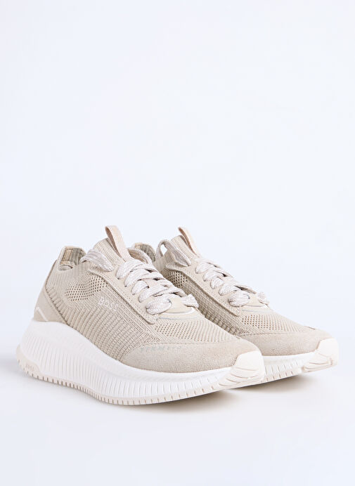 BOSS Bej Kadın Sneaker TTNMEVO_Slon_lowkn - Görsel 3