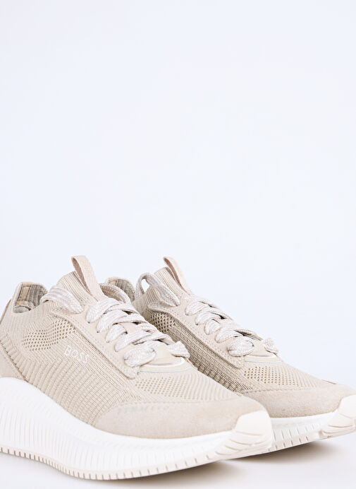 BOSS Bej Kadın Sneaker TTNMEVO_Slon_lowkn - Görsel 6