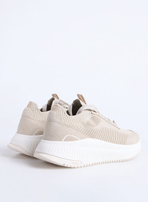 BOSS Bej Kadın Sneaker TTNMEVO_Slon_lowkn - Görsel 4