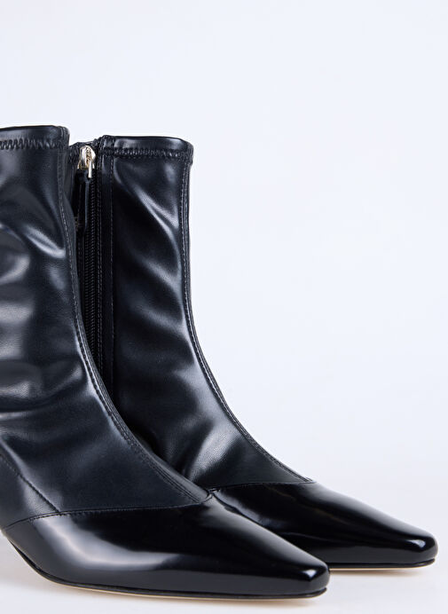 BOSS Siyah Kadın Topuklu Bot Charlize_Btie50_ABSR - Görsel 6