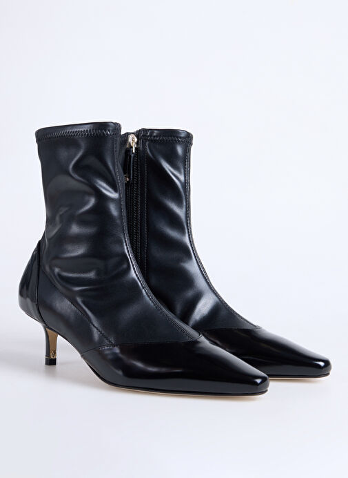 BOSS Siyah Kadın Topuklu Bot Charlize_Btie50_ABSR - Görsel 3