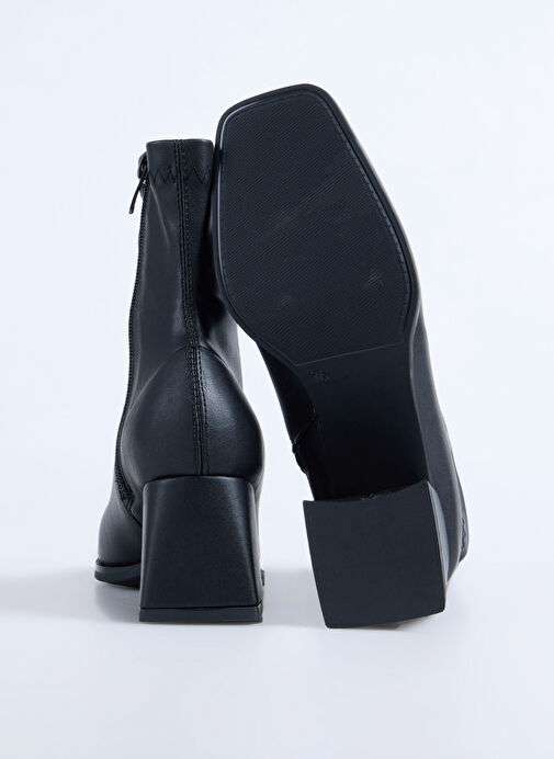 F By Fabrika Siyah Kadın Topuklu Bot FOLEY - Görsel 5