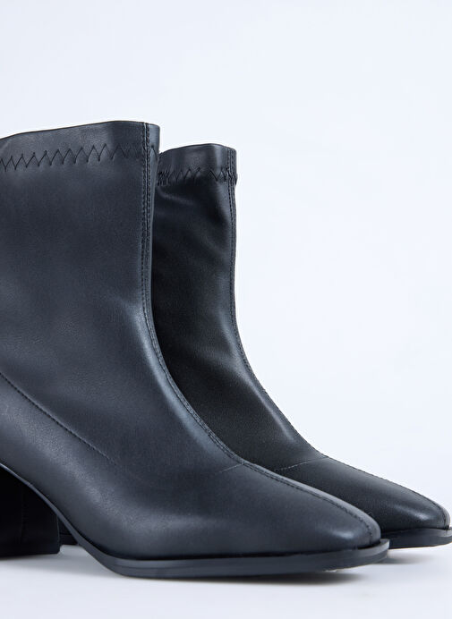 F By Fabrika Siyah Kadın Topuklu Bot FOLEY - Görsel 6