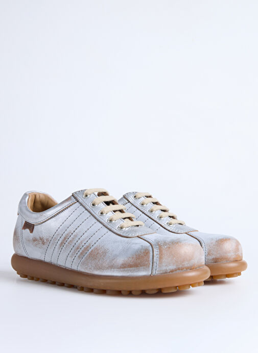 Camper Gri Kadın Deri Sneaker Pelotas Ariel - Görsel 3