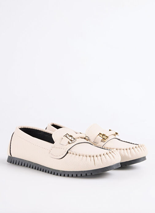 F By Fabrika Bej Kadın Loafer AYRA - Görsel 3