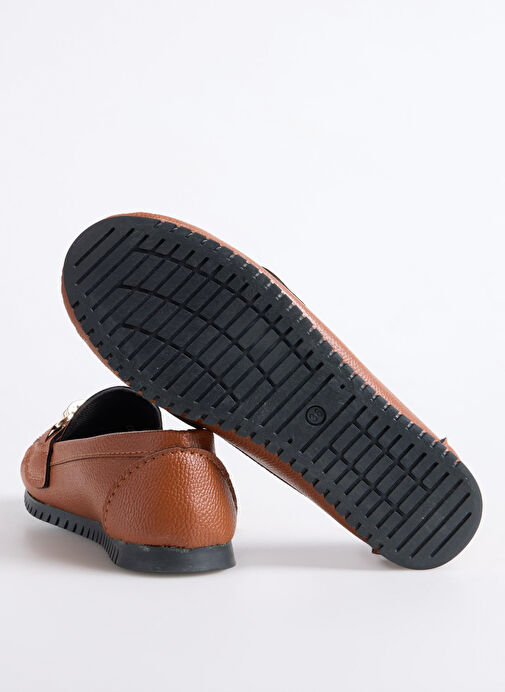 F By Fabrika Kahverengi Kadın Loafer INEL - Görsel 5