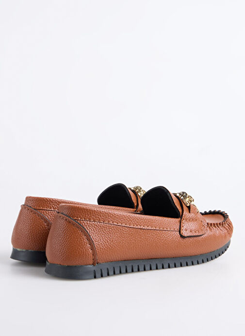 F By Fabrika Kahverengi Kadın Loafer INEL - Görsel 4