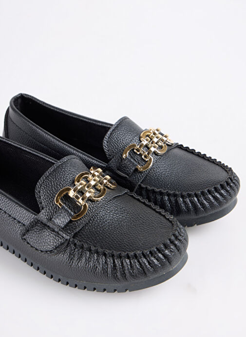 F By Fabrika Siyah Kadın Loafer INEL - Görsel 6