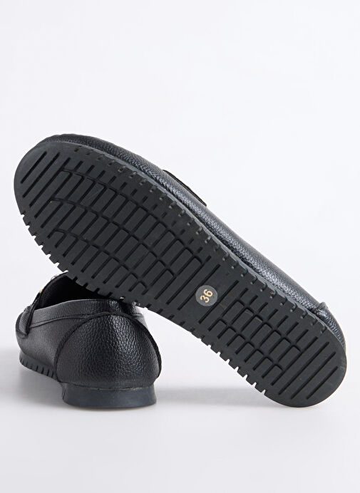 F By Fabrika Siyah Kadın Loafer INEL - Görsel 5