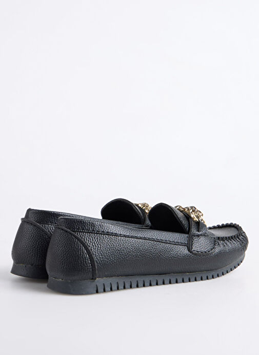 F By Fabrika Siyah Kadın Loafer INEL - Görsel 4