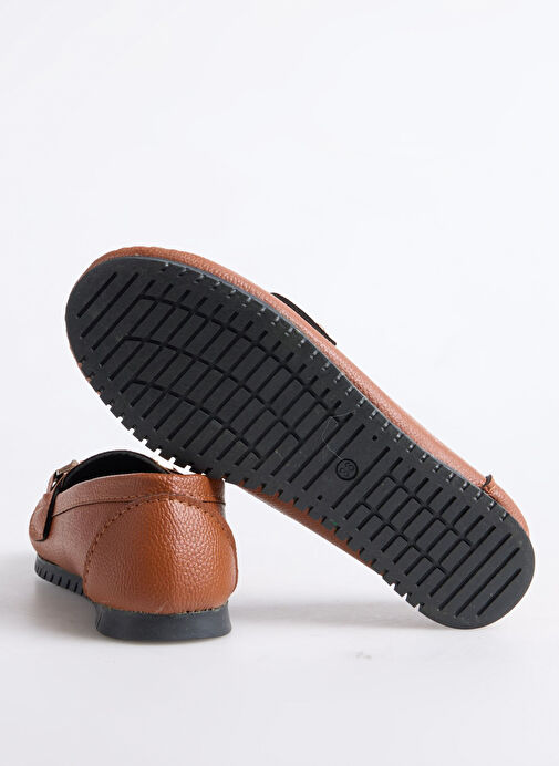 F By Fabrika Kahverengi Kadın Loafer AYRA - Görsel 5