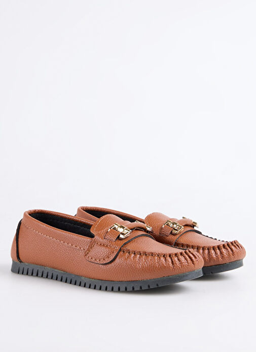 F By Fabrika Kahverengi Kadın Loafer AYRA - Görsel 3